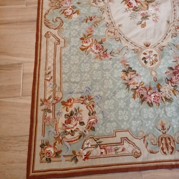 Floral Patterned Area Rug - Picture 3 of 5